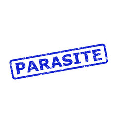 Parasitic Seal With Grunged Texture And Rounded Vector Image