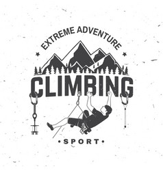 Mountains Climbing Infographics Poster Royalty Free Vector