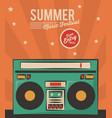 90s Retro Radio Stereo Royalty Free Vector Image