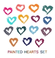 Dry Brush Painted Heart Royalty Free Vector Image