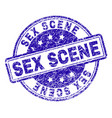 Scratched Textured Vip Sex Stamp Seal Royalty Free Vector