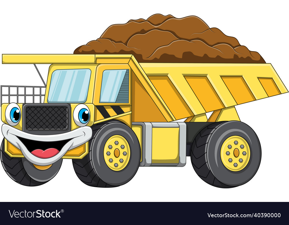 Dump clearance truck cartoons