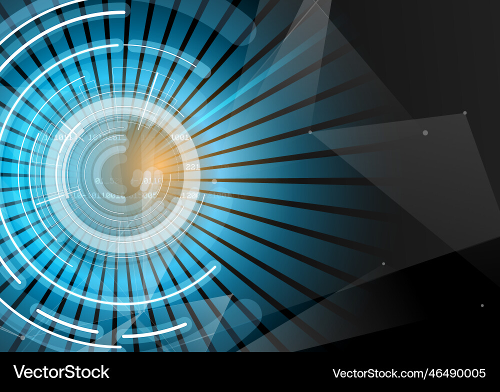 Digital technology world business virtual concept Vector Image