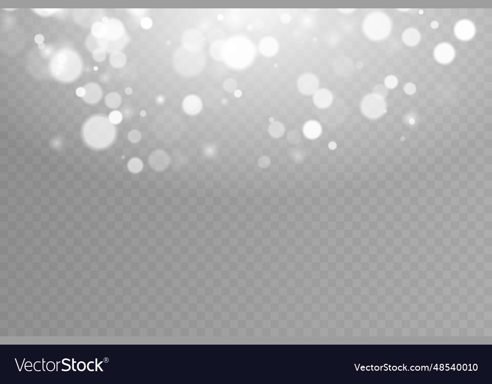 Dust light bokeh effect Royalty Free Vector Image