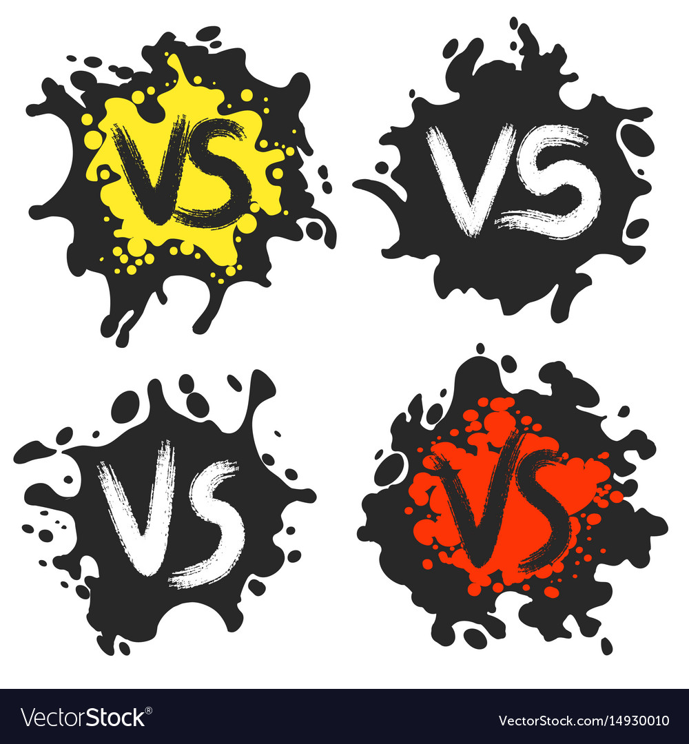 Versus battle Royalty Free Vector Image - VectorStock