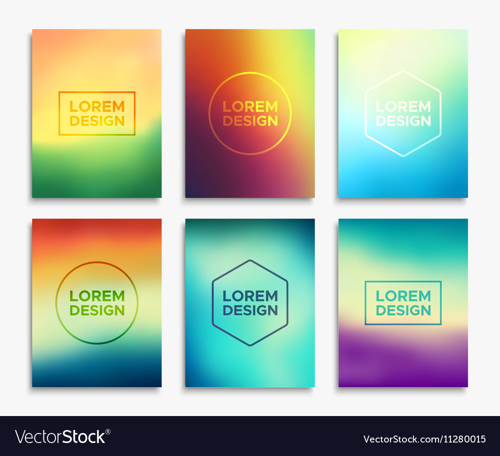brochure flyer layouts in a4 size banners vector image flyer layouts