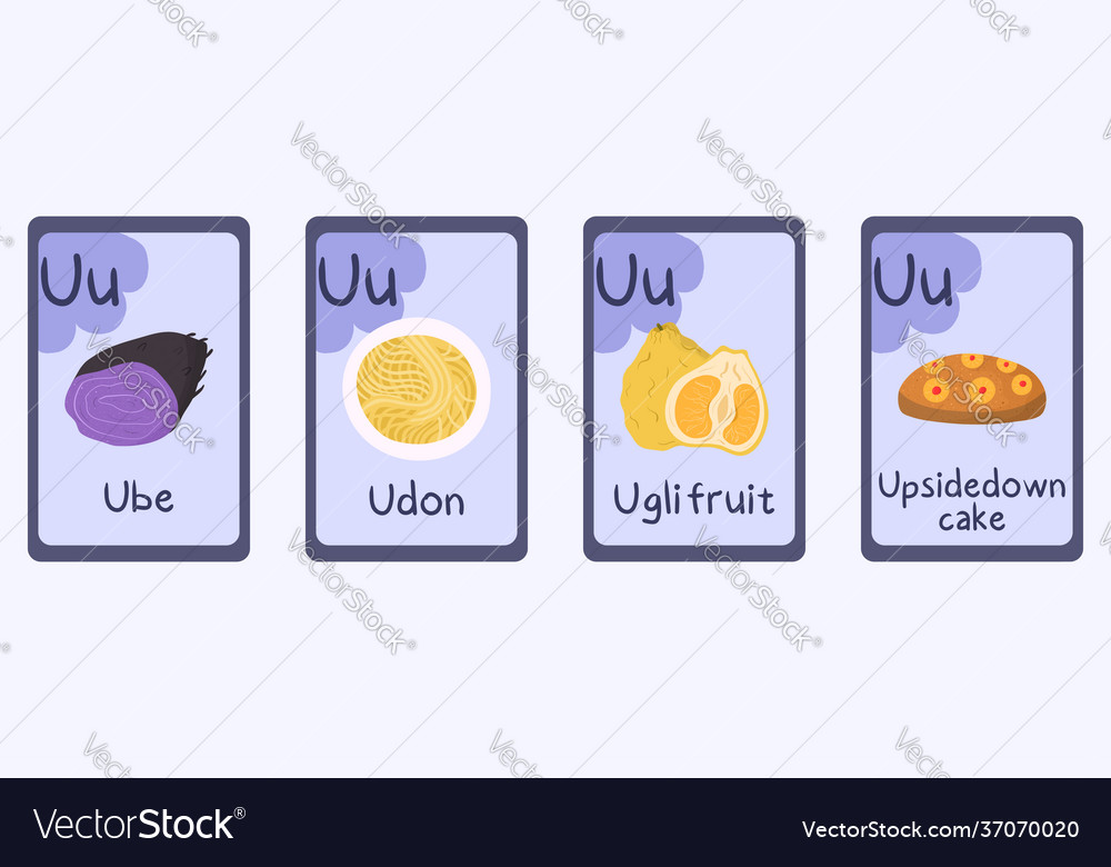 Things that Start with U Cards - Alphabet Printables