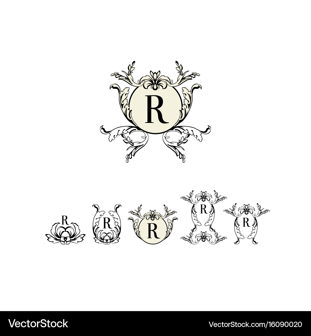 Stylish and elegant frame design template with Vector Image