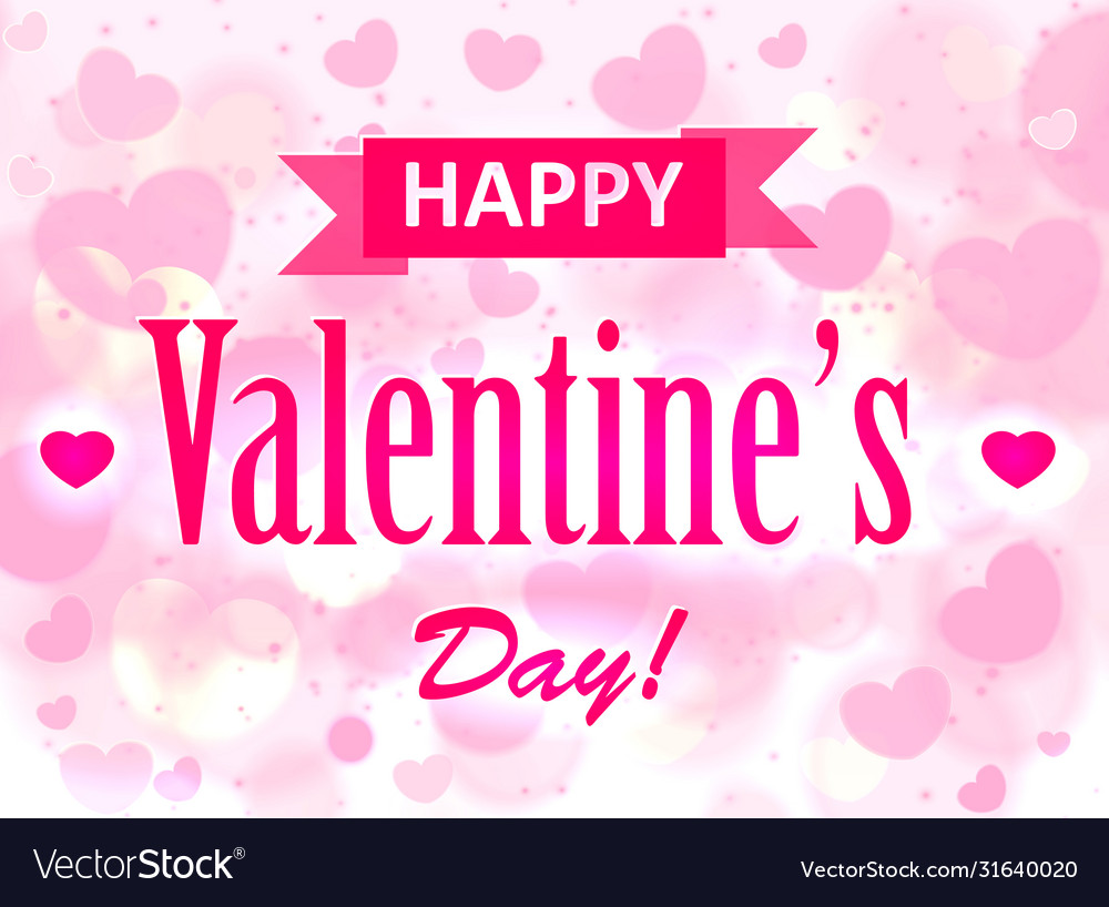 Valentines day card Royalty Free Vector Image - VectorStock