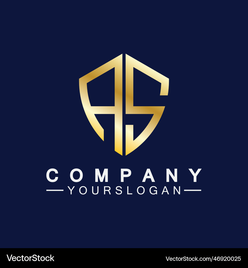 Alphabet letters monogram logo assaa and s Vector Image