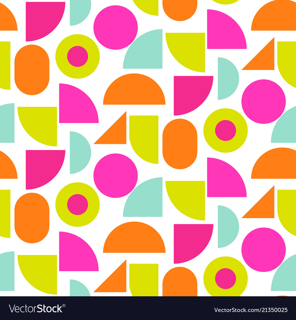 Seamless color blocks background Royalty Free Vector Image