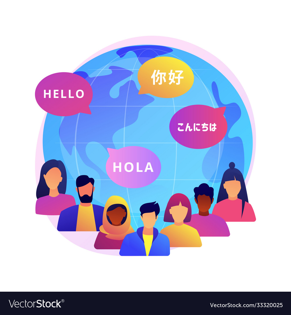 Ethnicity abstract concept vector image Ethnicity abstract concept