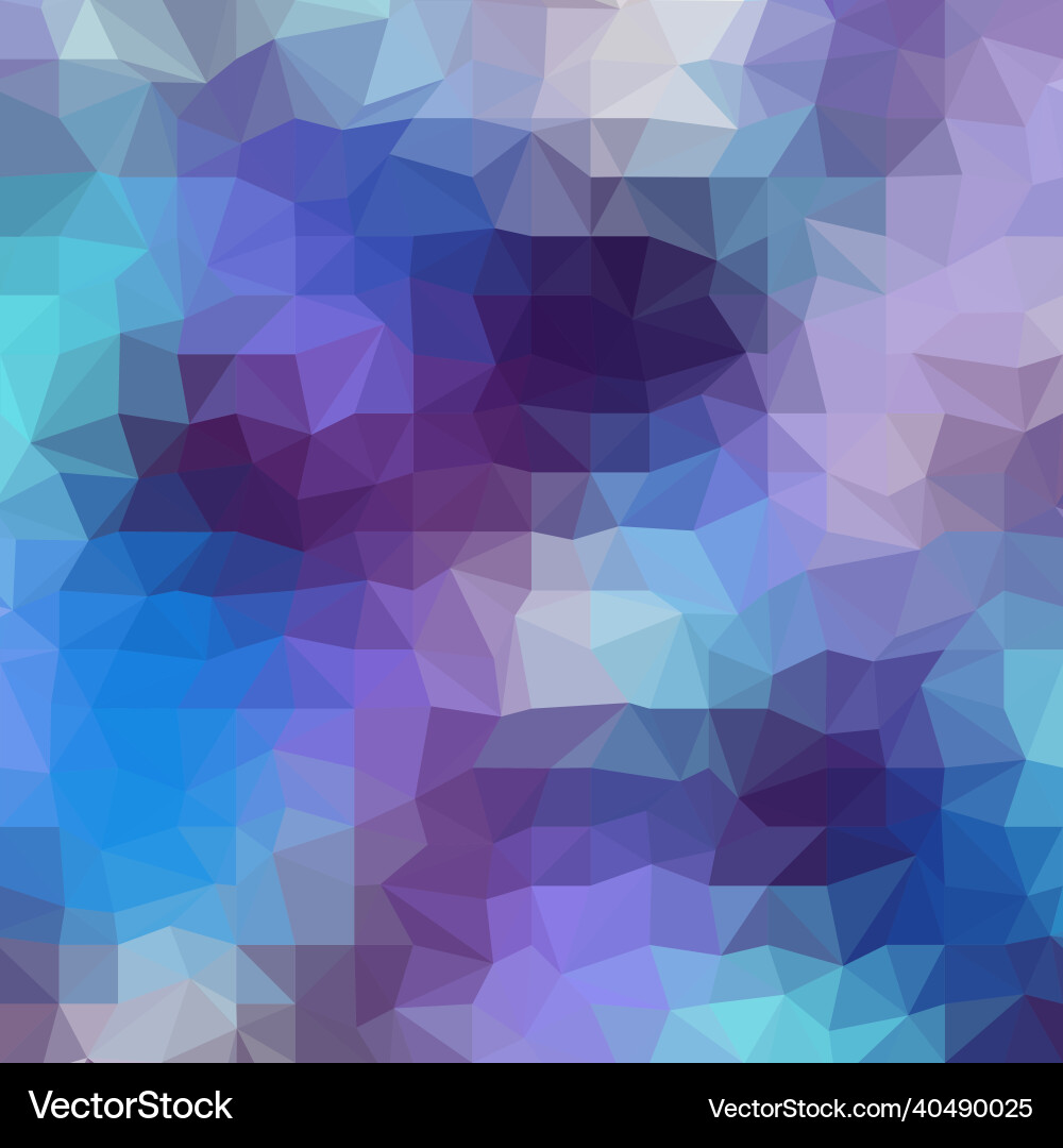 Geometric abstract pattern in low poly style Vector Image
