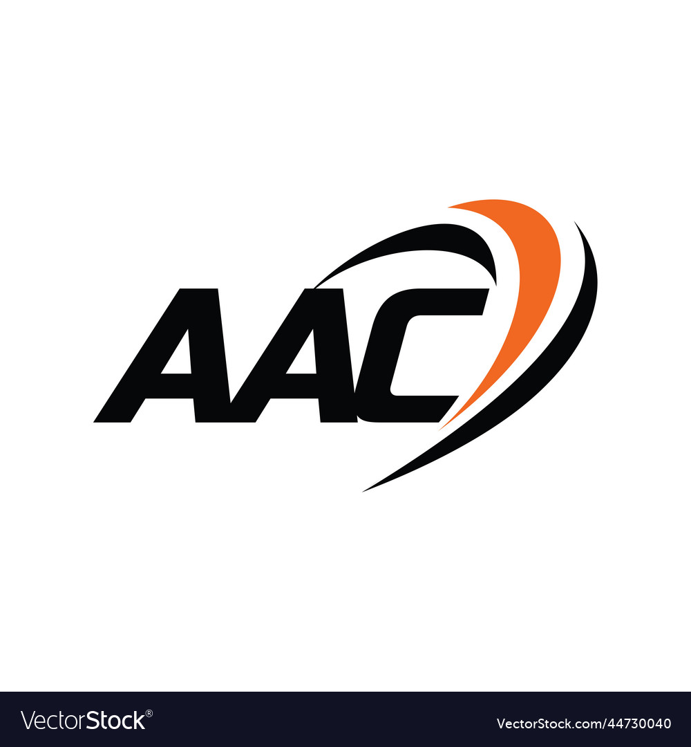 Aac monogram logo Royalty Free Vector Image - VectorStock