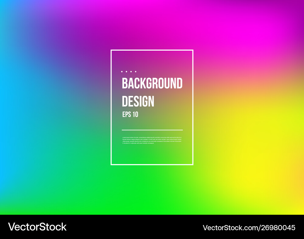 Abstract blurred gradient mesh background Vector Image