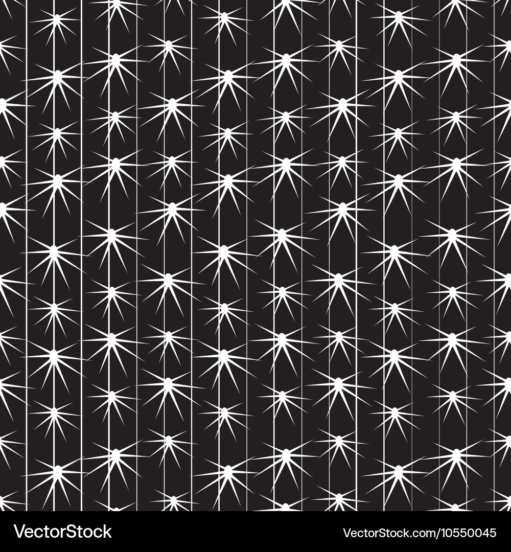 Cactus plants texture seamless pattern background Vector Image