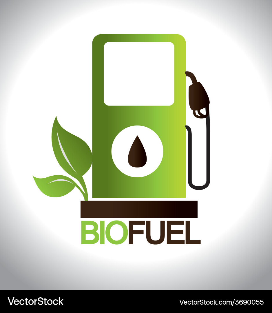 Fuel design over white background Royalty Free Vector Image