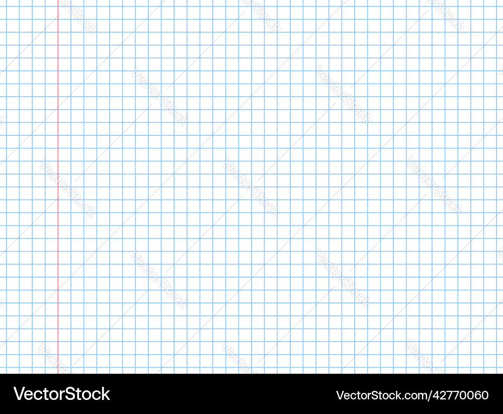 Paper with graph grid square grid pattern Vector Image