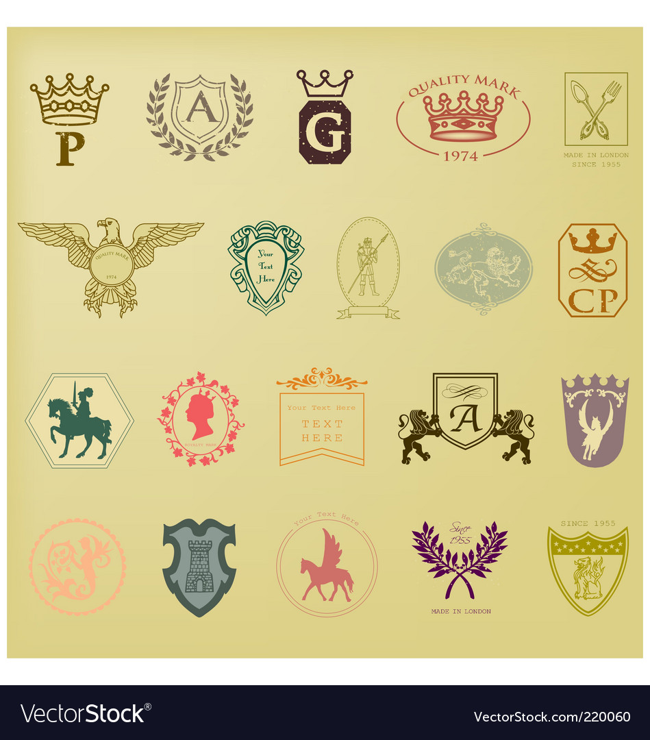 Quality marks Royalty Free Vector Image VectorStock