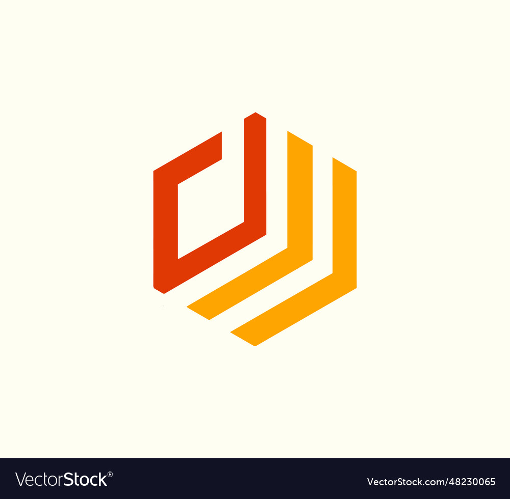 Dm modern logo Royalty Free Vector Image - VectorStock