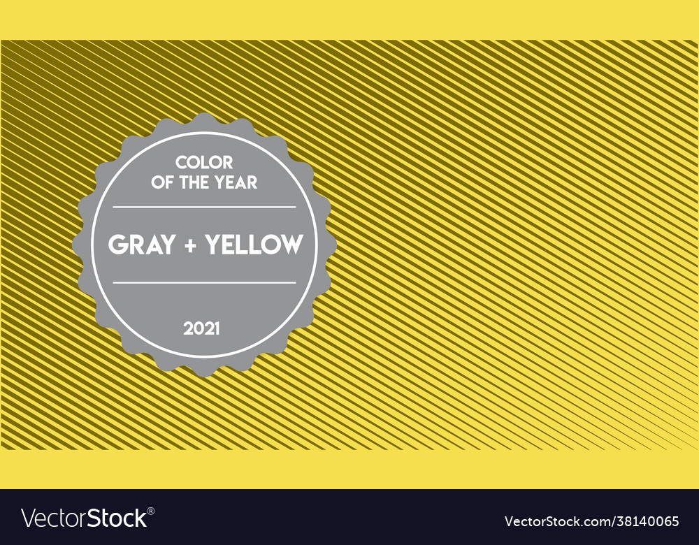 Yellow And Gray Color Sample Royalty Free Vector Image