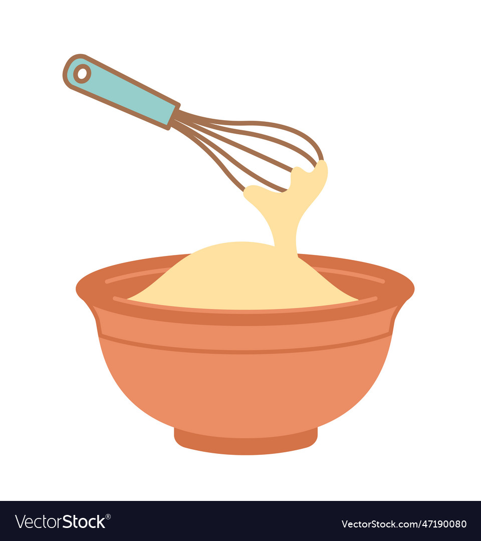 Pancake cooking step Royalty Free Vector Image