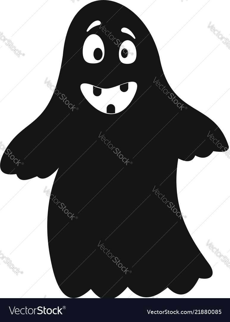 Black Ghost Clip Art