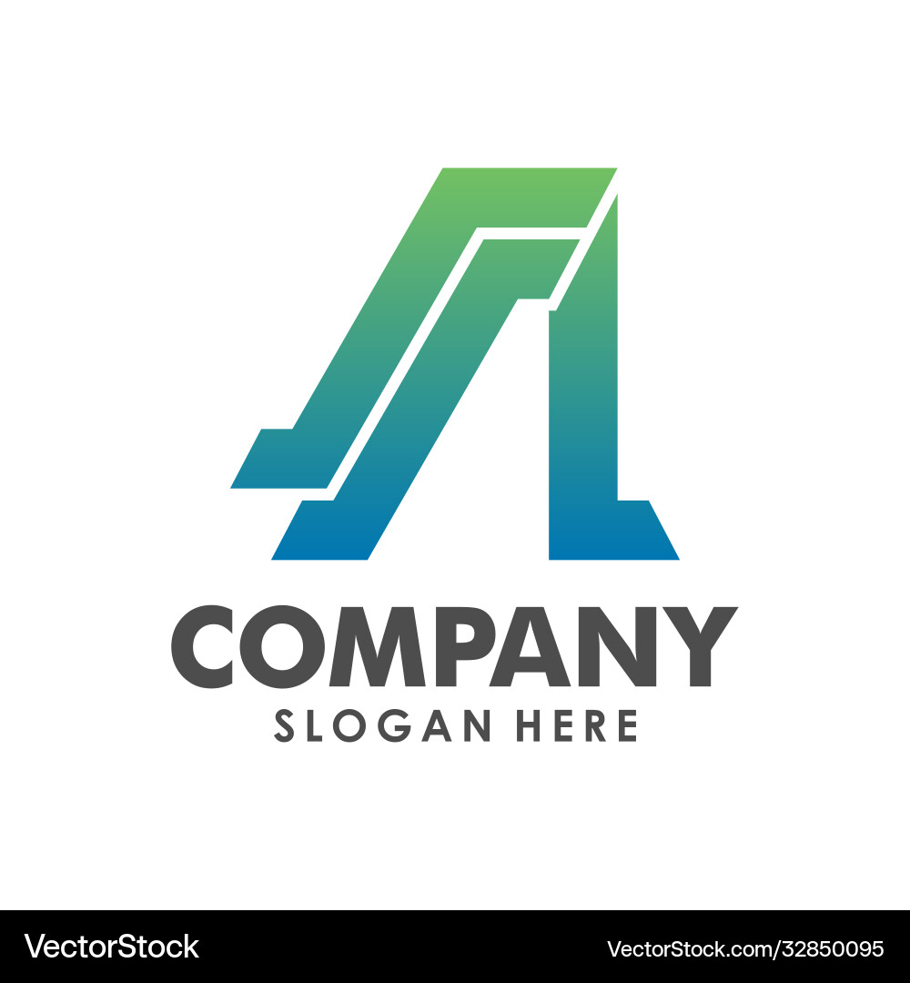 Modern Sa Initial Logo Creative Concept Royalty Free Vector