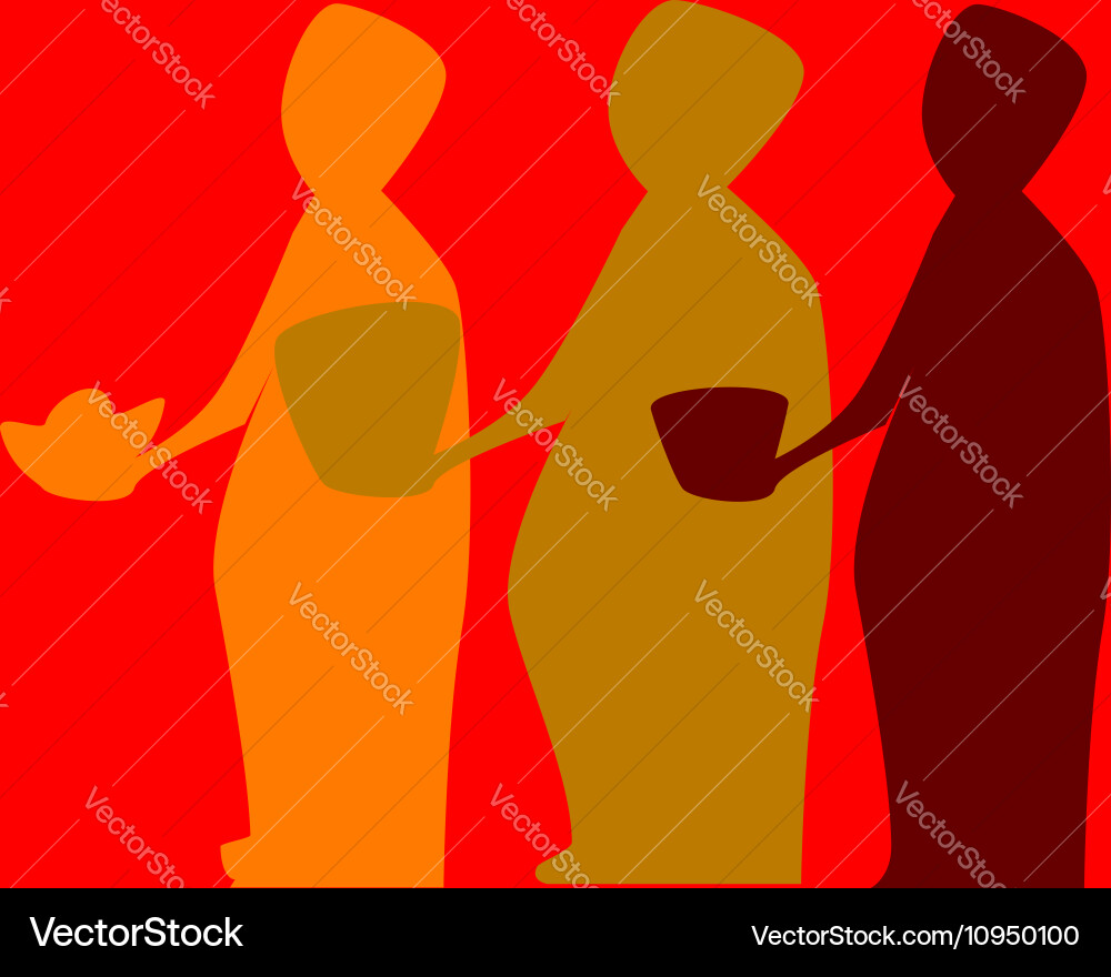 Three Wise Men Royalty Free Vector Image - VectorStock