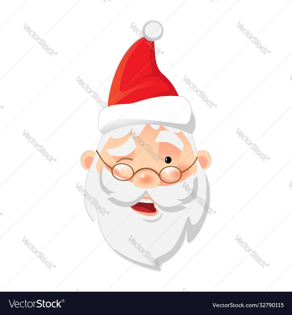 Santa claus icon Royalty Free Vector Image - VectorStock