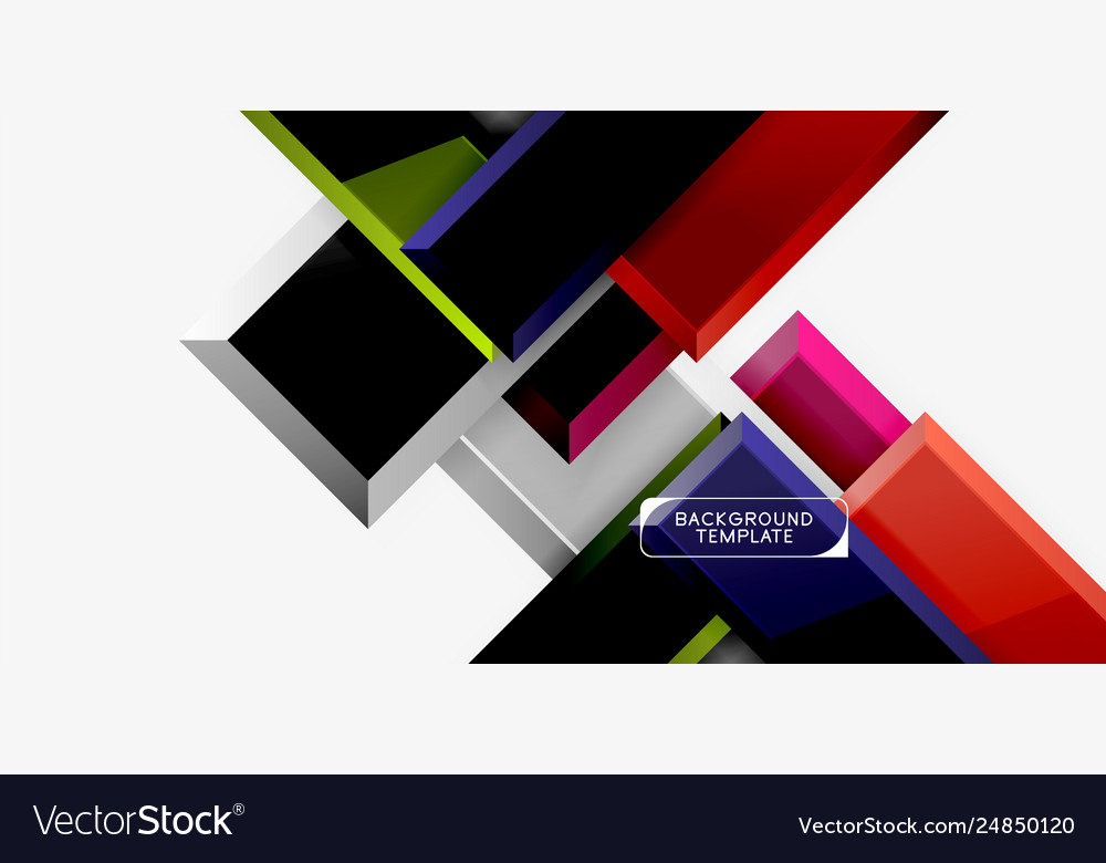 Abstract arrows composition background Royalty Free Vector