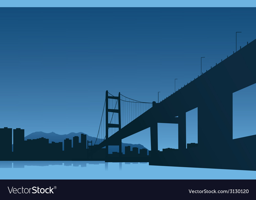 City Bridge Background