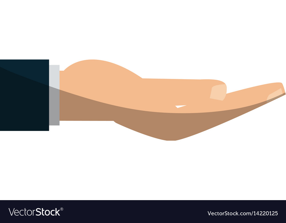 Human hand icon Royalty Free Vector Image - VectorStock