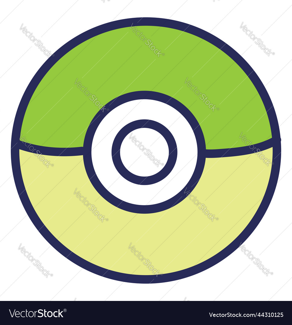 Pokeball pokemon go Royalty Free Vector Image - VectorStock