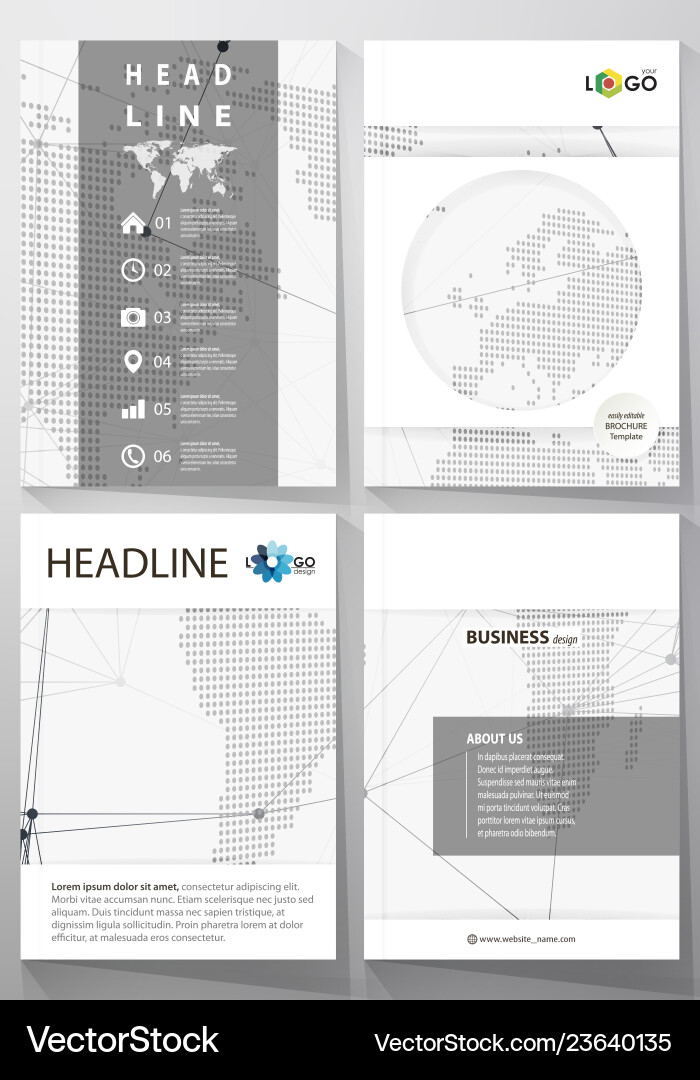 The editable layout Royalty Free Vector Image - VectorStock