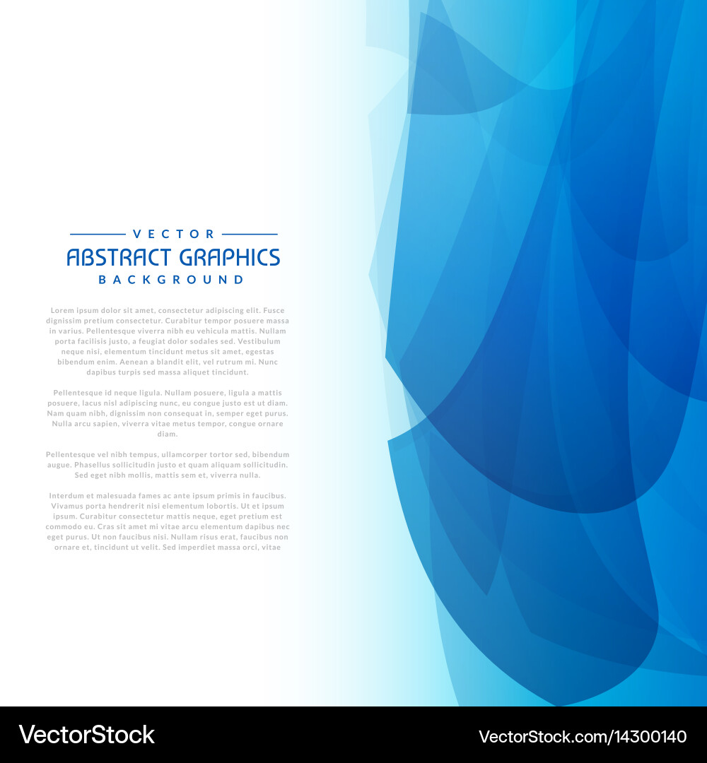 Abstract background with blue shapes Royalty Free Vector