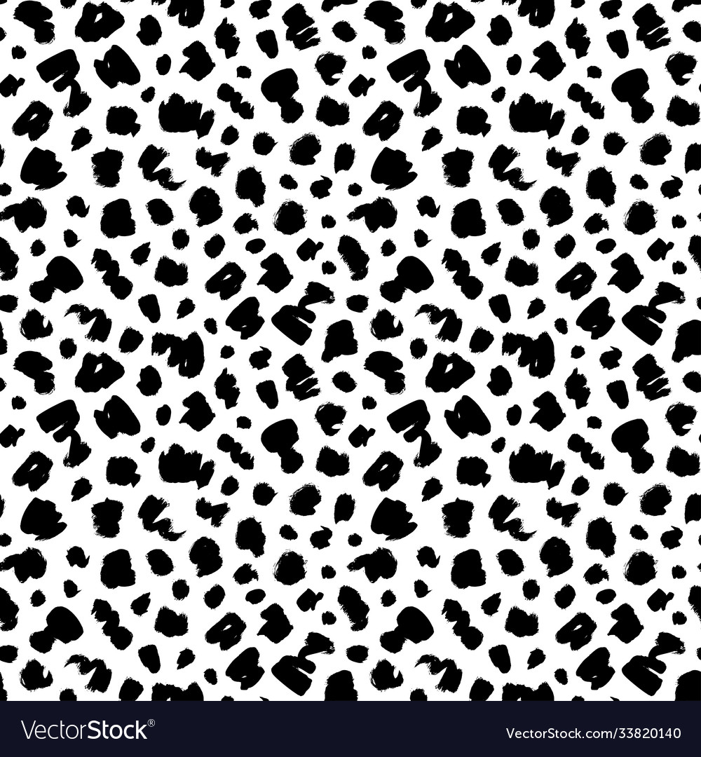 Polka dot grunge seamless pattern Royalty Free Vector Image