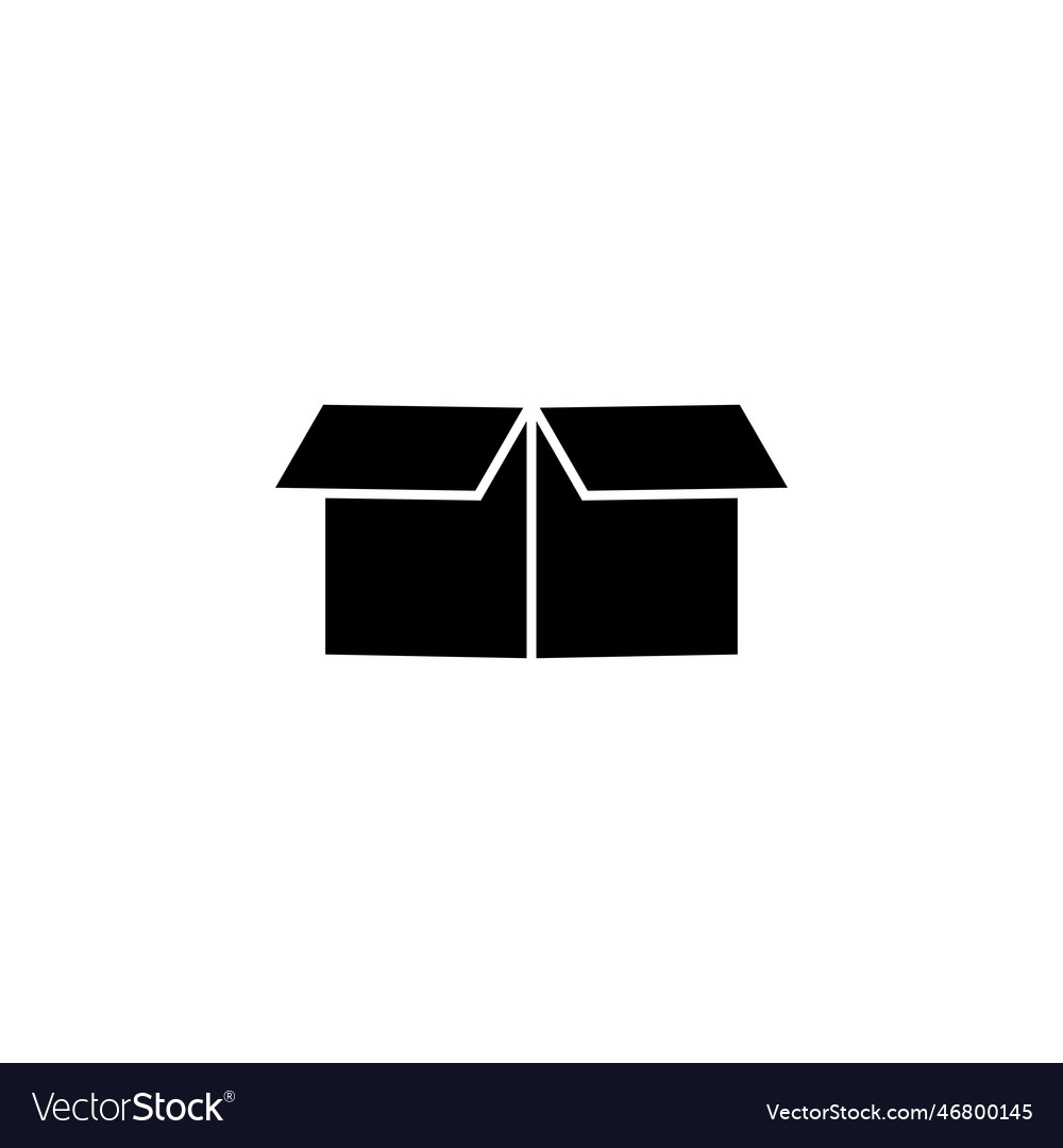 Box icon box icon package parcel Royalty Free Vector Image