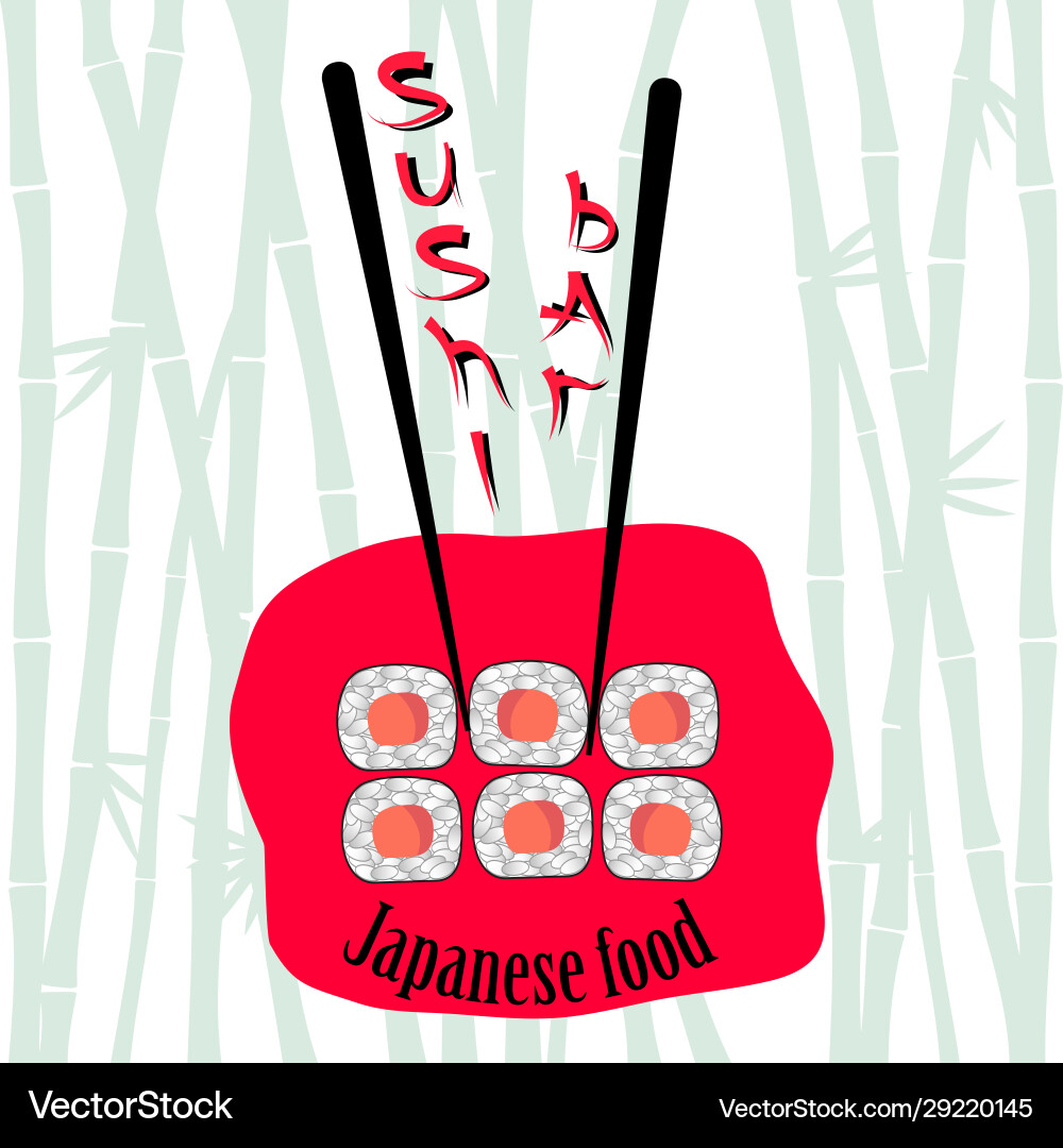 Sushi bar Royalty Free Vector Image - VectorStock