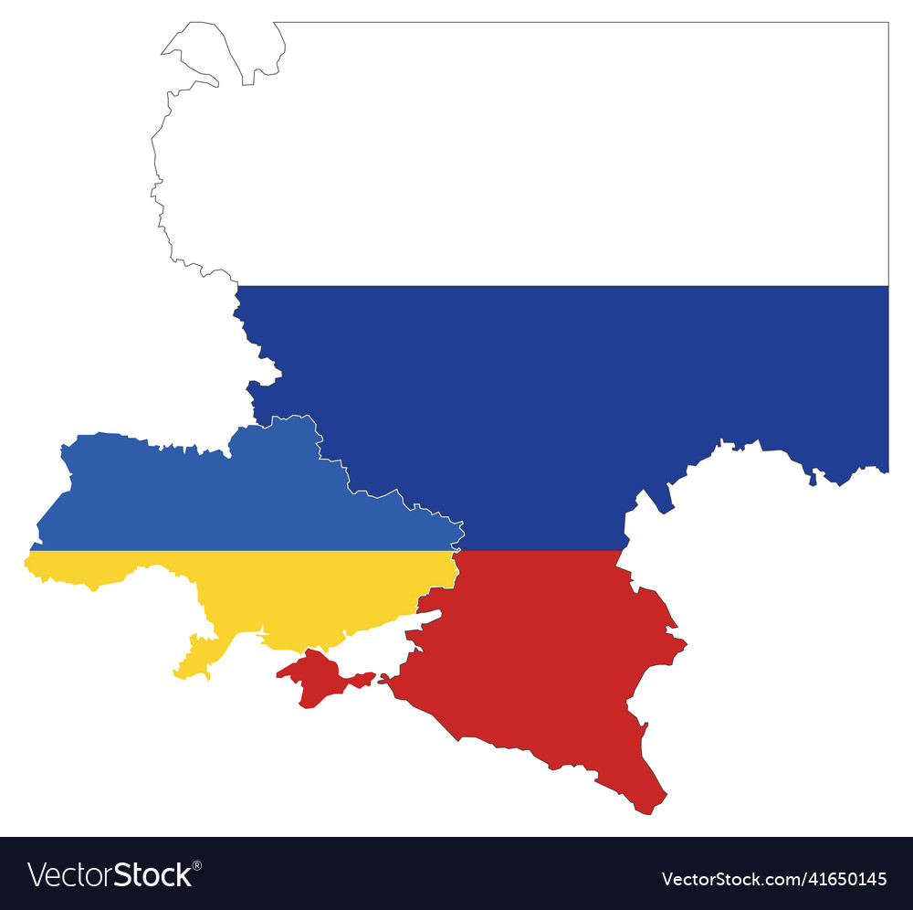 russia map flag