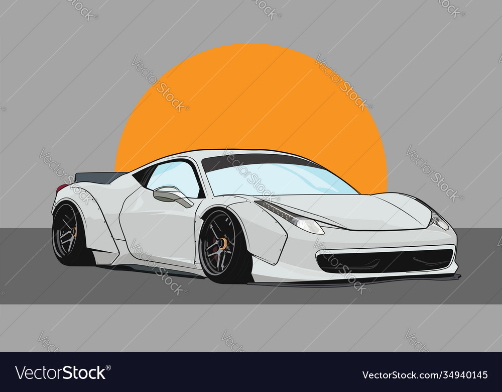 ferrari 458 vector