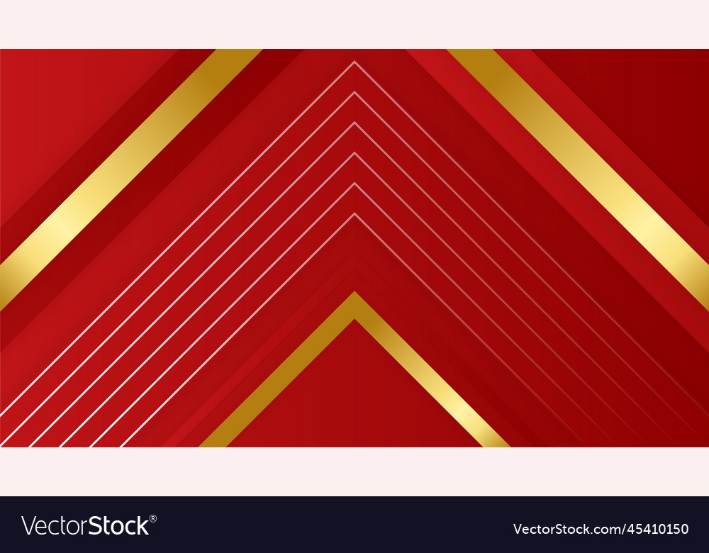 Abstract red and gold background Royalty Free Vector Image