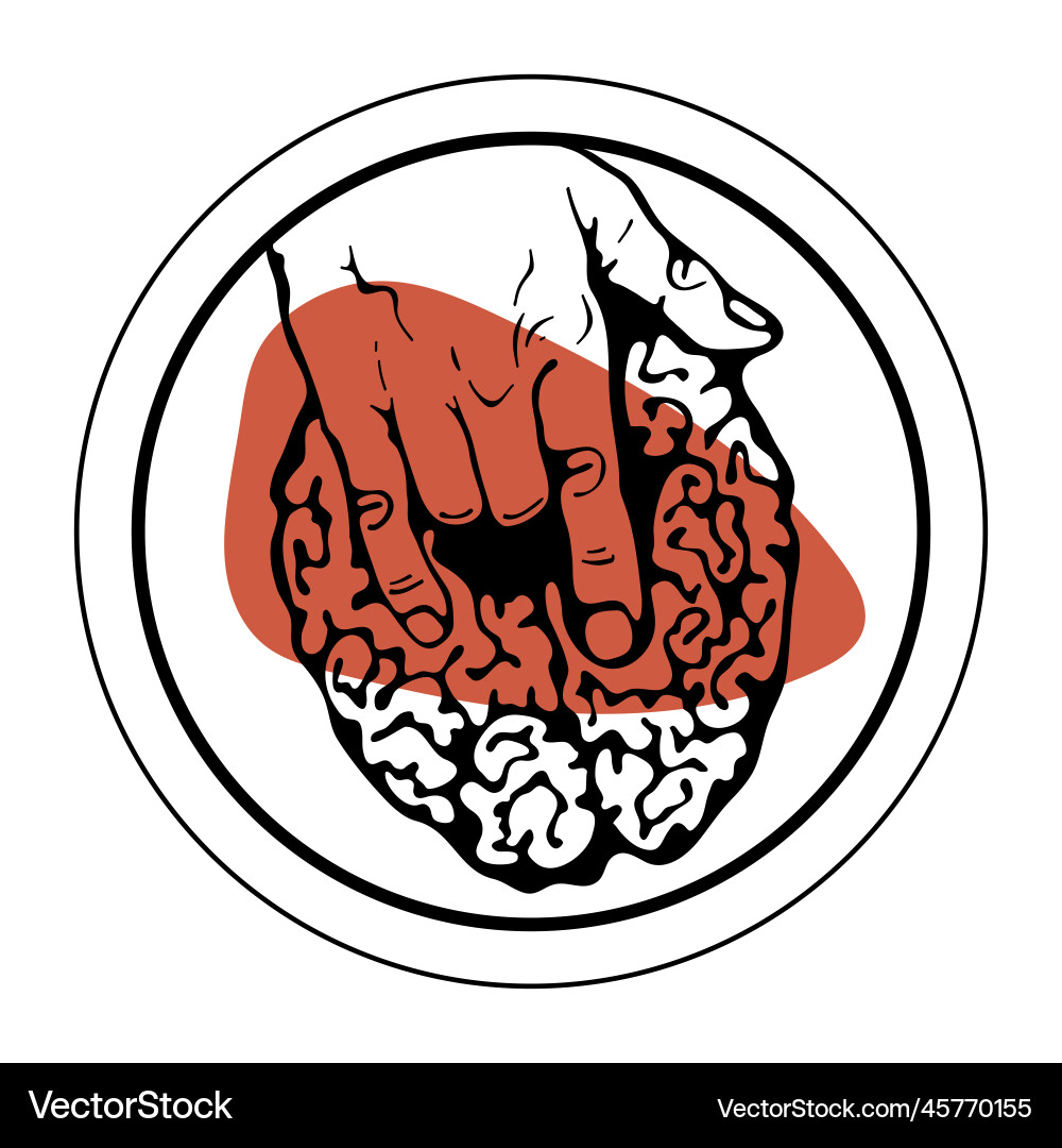 Brain stroke Royalty Free Vector Image - VectorStock