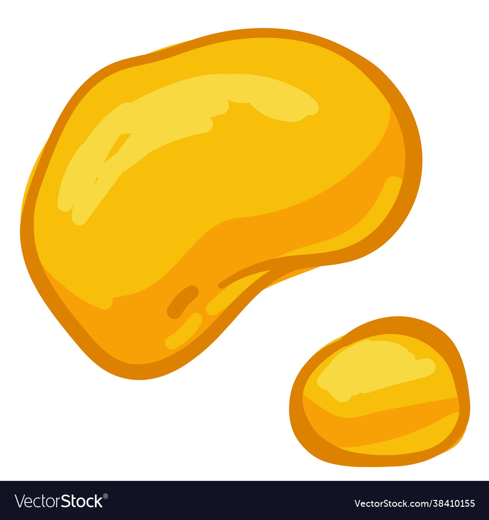 Honey or golden syrup sweet nectar sweetener Vector Image