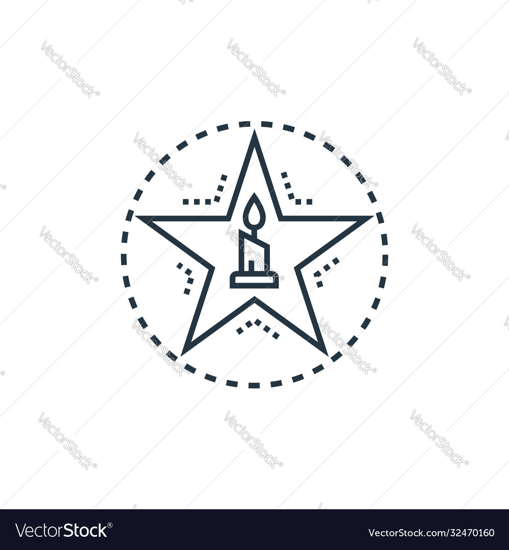 Black magic icon magic editable stroke Royalty Free Vector