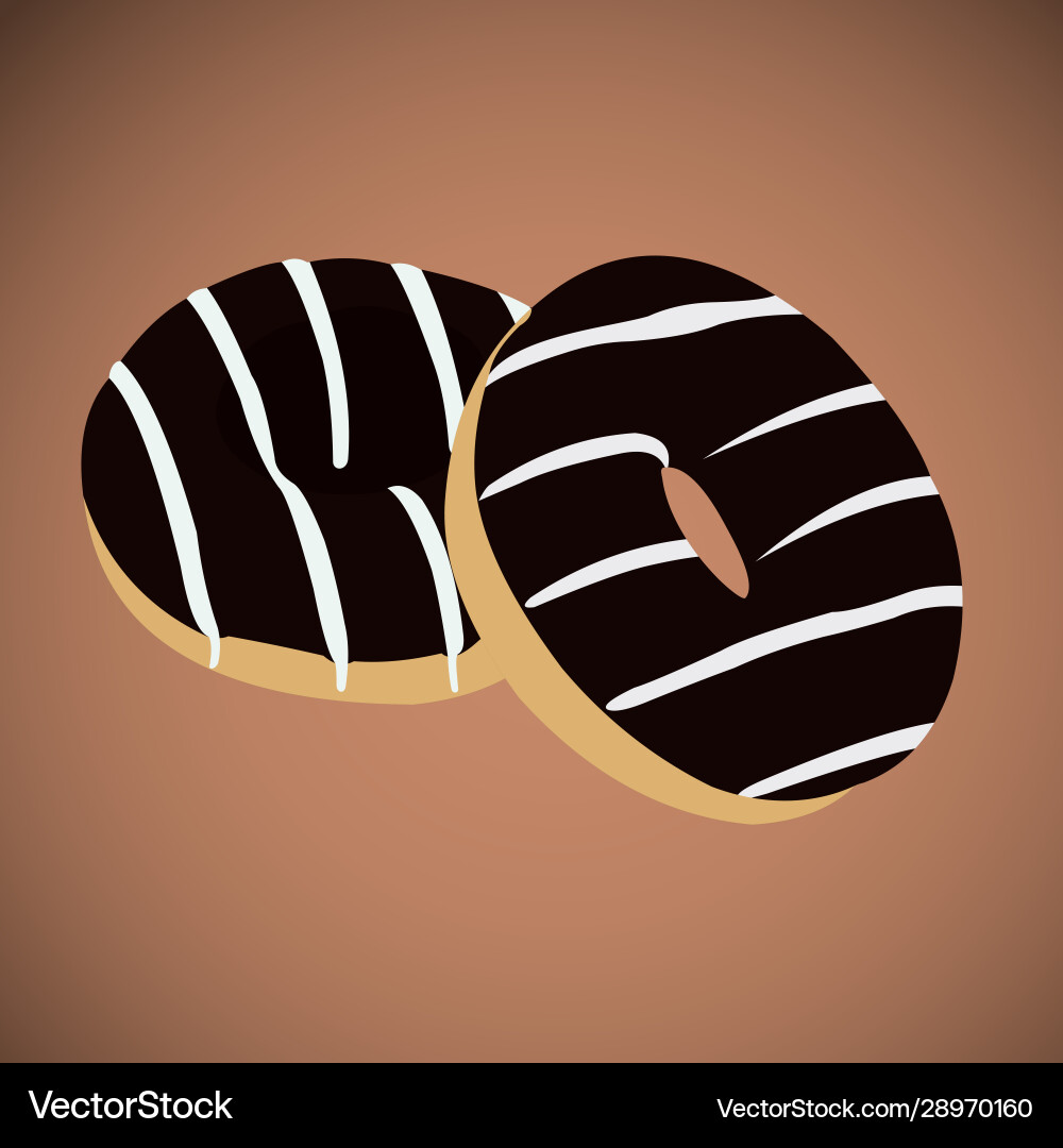 Stock set element donuts Royalty Free Vector Image