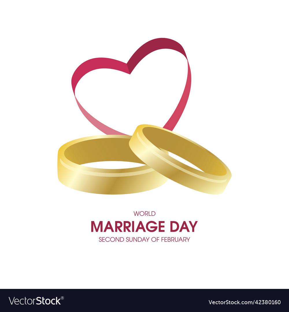 World marriage day icon Royalty Free Vector Image