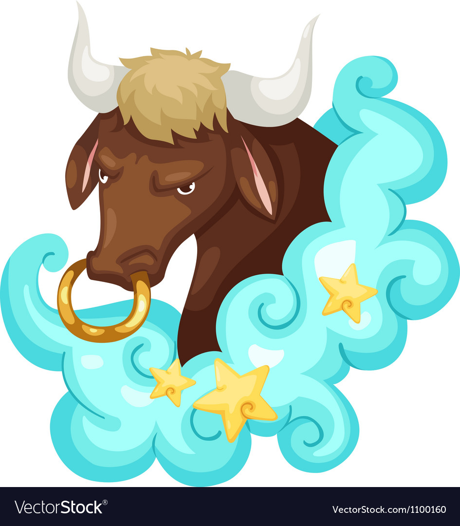 Zodiac Signs - Taurus Royalty Free Vector Image