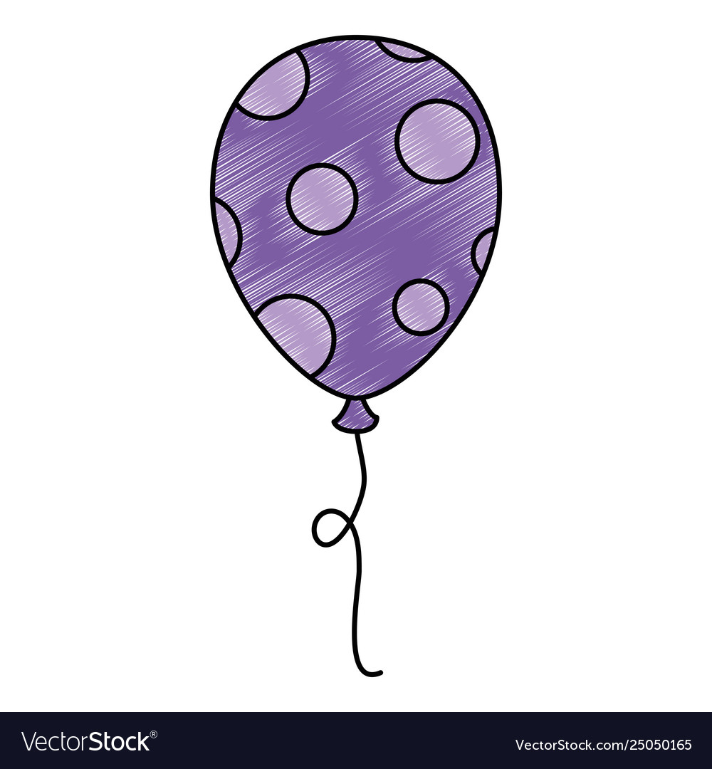 Balloon Helium Floating Icon Royalty Free Vector Image