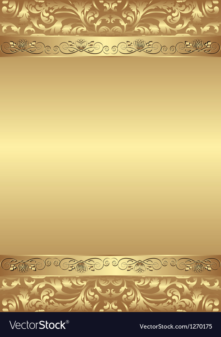 Golden background Royalty Free Vector Image - VectorStock